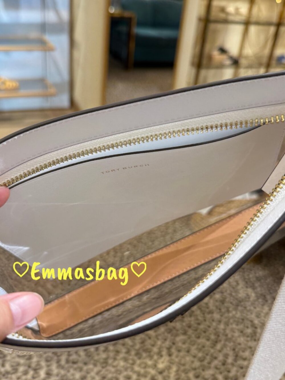 Tory Burch Blake Clear Swingpack Crossbody 165834 $330 - Picture 11 of 12